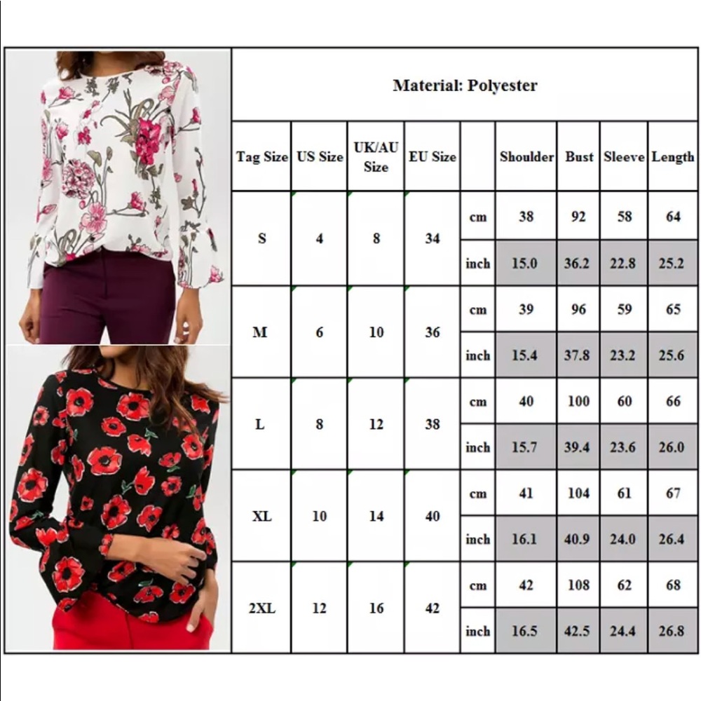 Black Floral Top New With Tags - Picture 4 of 4